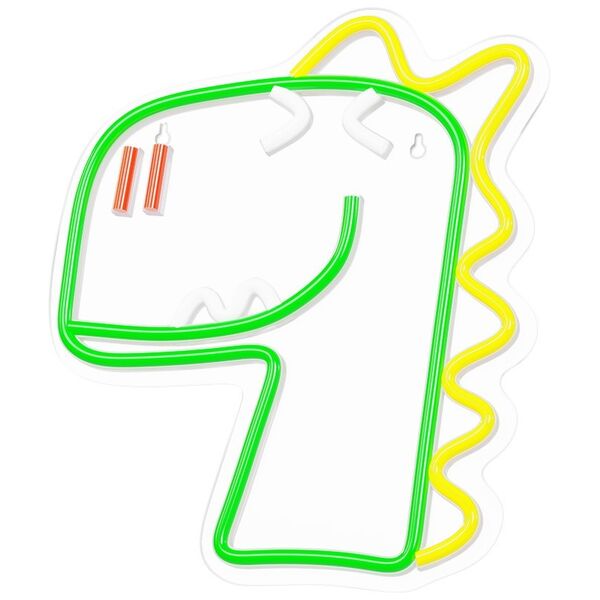 Neon PLEXI LED JURASSIC DINO green FLNJ02 Forever Light