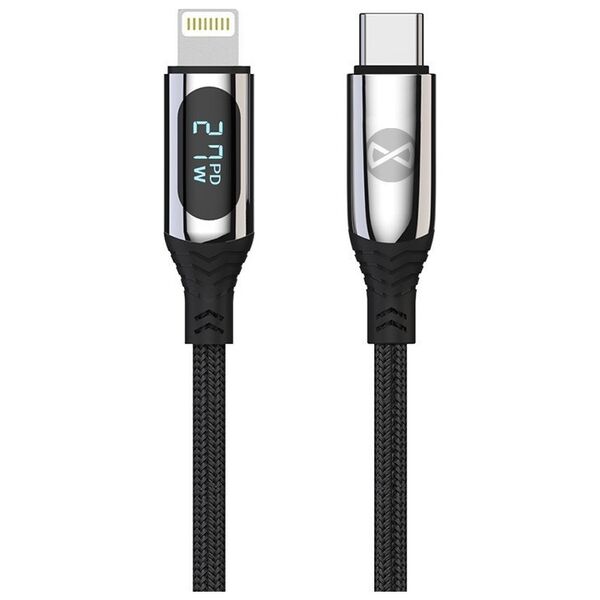 Forever LCD cable USB-C - Lightning 1,0 m 27W black