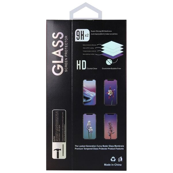 Tempered glass 6D for Samsung Galaxy A34 5G black frame