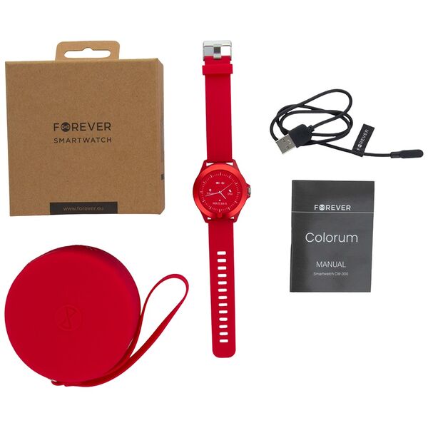 Smartwatch Forever Colorum CW-300 xMagenta