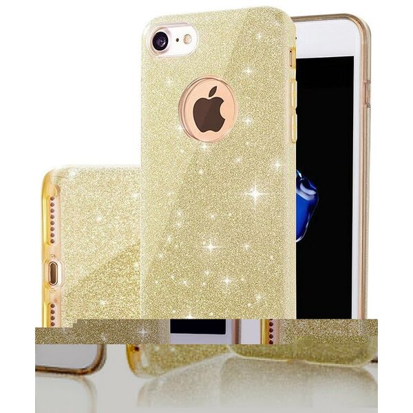 Glitter 3in1 case for Xiaomi Redmi Note 8 Pro gold