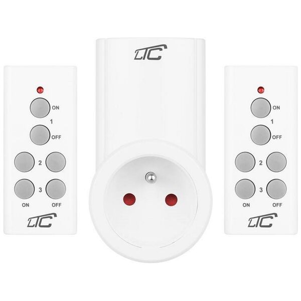 Remote controlled mains socket x2 LTC