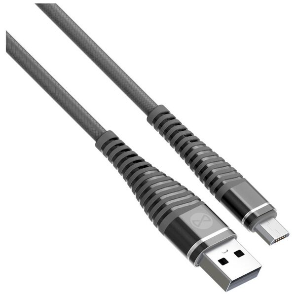 Forever Shark cable USB - microUSB 1,0 m 2A black