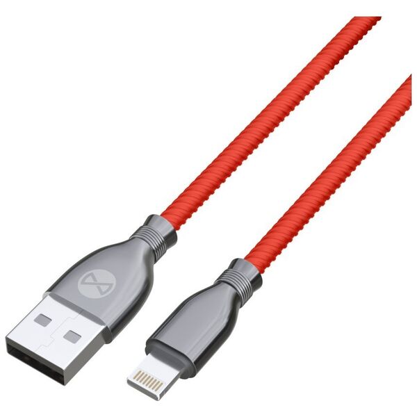 Forever Tornado cable USB - Lightning 1,0 m 3A red