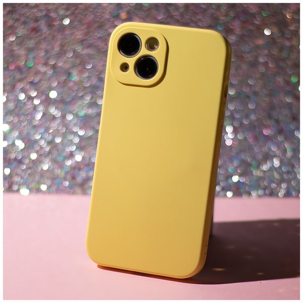 Mag Invisible case for iPhone 15 Plus 6,7&quot; pastel yellow