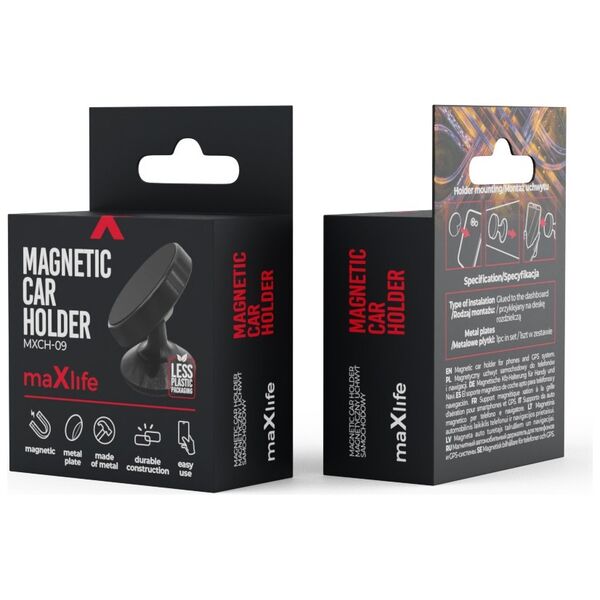 Maxlife car holder MXCH-09 magnetic black glued