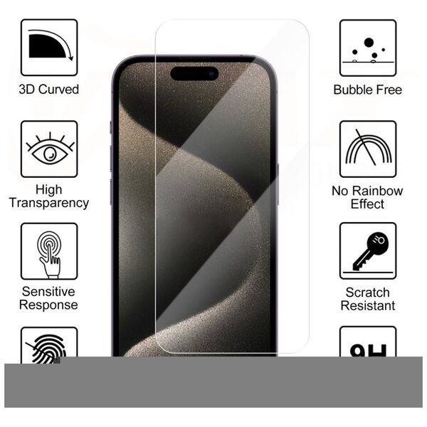 Vmax tempered glass 2,5D Normal Clear Glass for iPhone 12 Pro Max 6,7&quot;