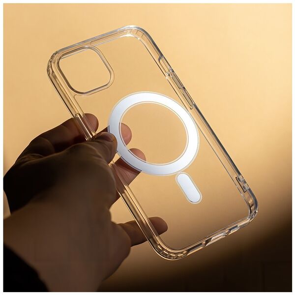 Anti Shock 1,5 mm Mag case for iPhone 12 6,1&quot; transparent