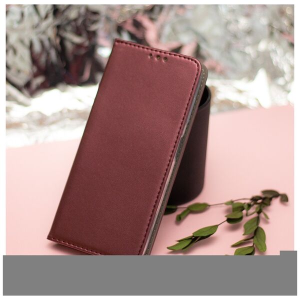 Smart Magnetic case for Samsung Galaxy A05S burgundy