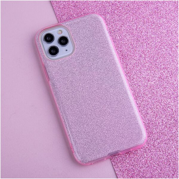 Glitter 3in1 case for Samsung Galaxy A34 5G pink