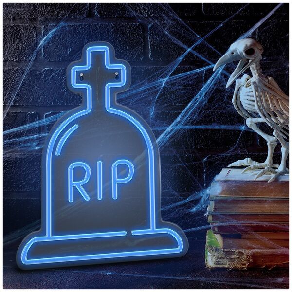 Neon PLEXI LED RIP blue FPNE16 Forever Light
