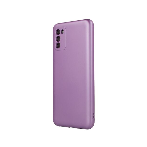 Metallic case for Samsung Galaxy A03S violet