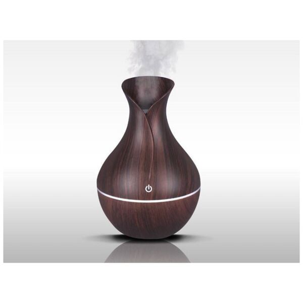 Air Humidifier LTC, 4 colors illuminated, 130ml, dark wood