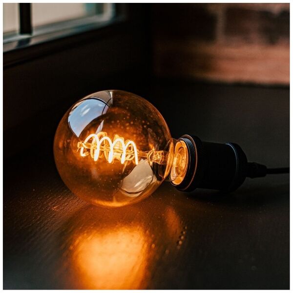 LED Bulb Filament E27 G95 4W 230V 2000K 250lm SF smoked Forever Light
