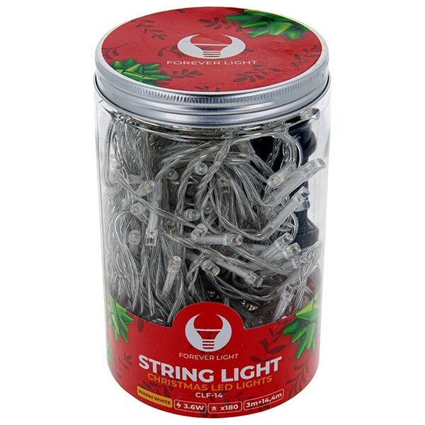 String light 180LED 14,4m warm white Forever Light