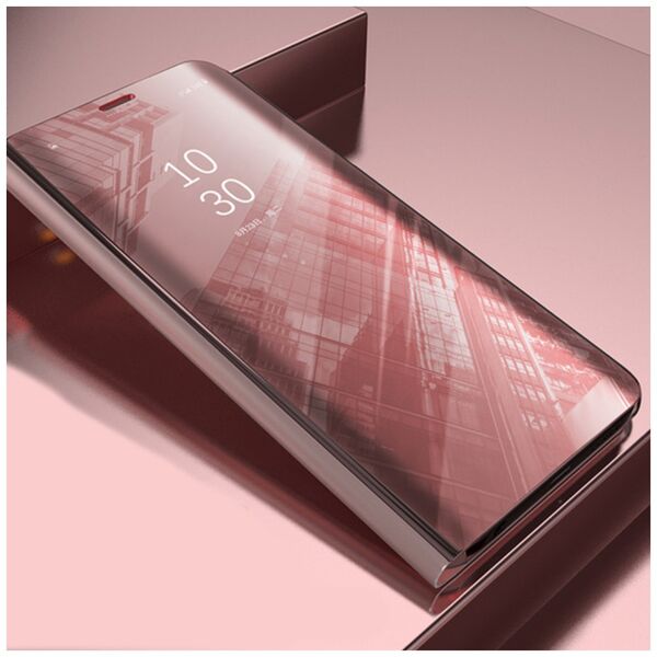 Smart Clear View Case for Xiaomi Redmi Note 7 pink