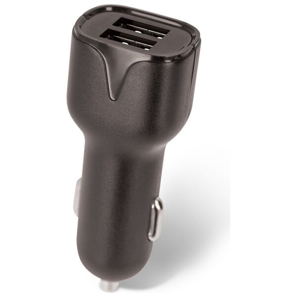 Maxlife MXCC-01 car charger 2x USB 2.4A black + USB-C cable