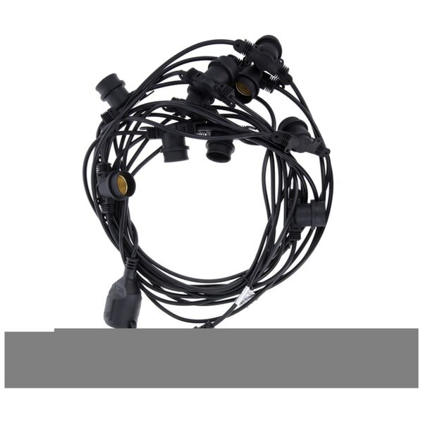 Light Garland 12m 10 slots E27 IP65