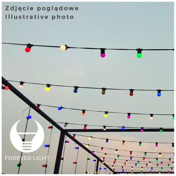 Light Garland 12m 10 slots E27 IP65