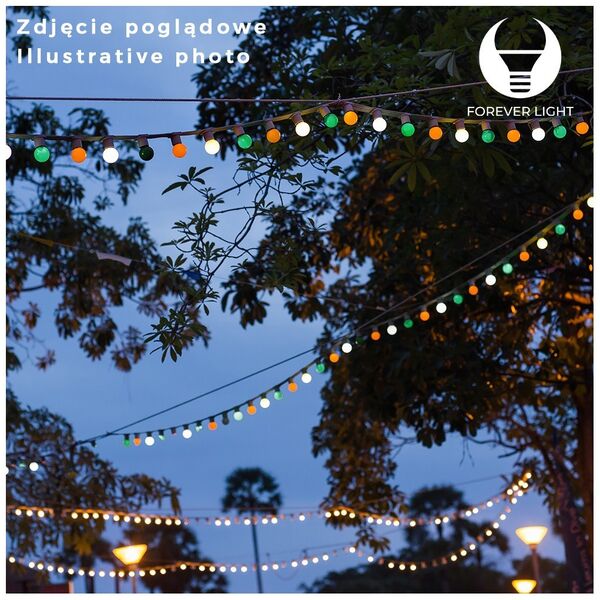 Light Garland 12m 10 slots E27 IP65