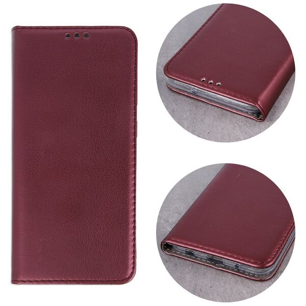 Smart Magnetic case for Samsung Galaxy A55 5G burgundy