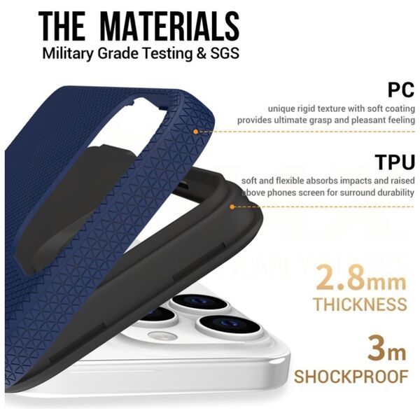 Vmax Triangle Case for Samsung Galaxy A35 5G navy blue