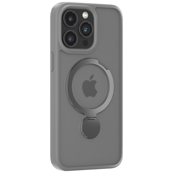 Comma case Joy Shark Mag for iPhone 15 gray