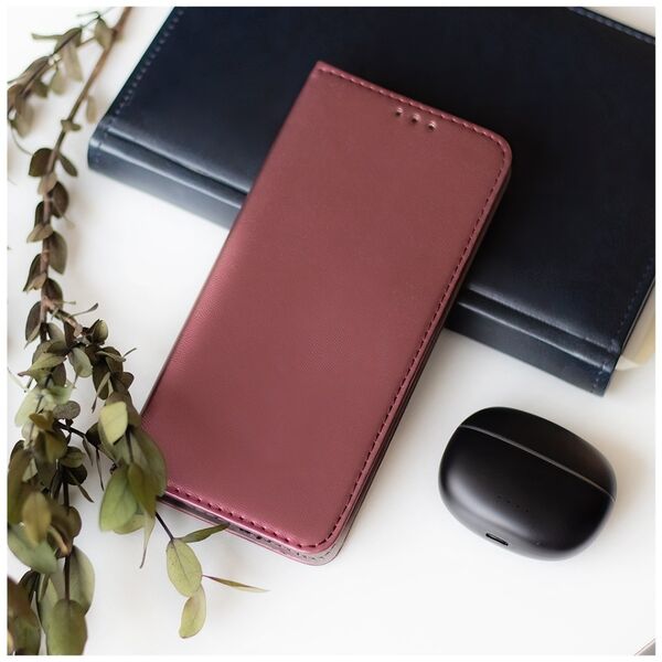 Smart Magnetic case for Samsung Galaxy A35 5G burgundy