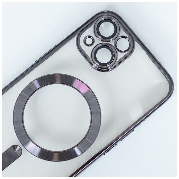 Color Chrome Mag case for iPhone 11 black