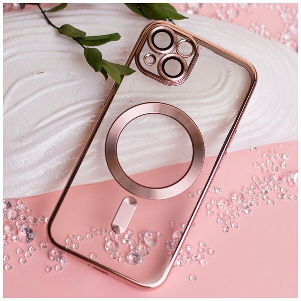 Color Chrome Mag case for iPhone 11 rose gold