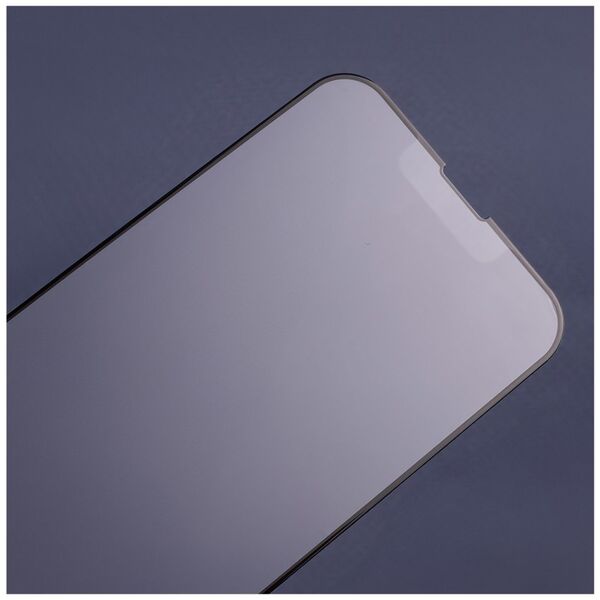 Tempered glass 6D matte for iPhone 13 Pro Max 6,7'' / 14 6,7&quot; Plus black frame