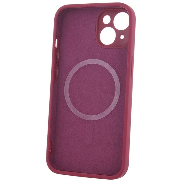 Mag Invisible case for iPhone 15 6,1&quot;  burgundy
