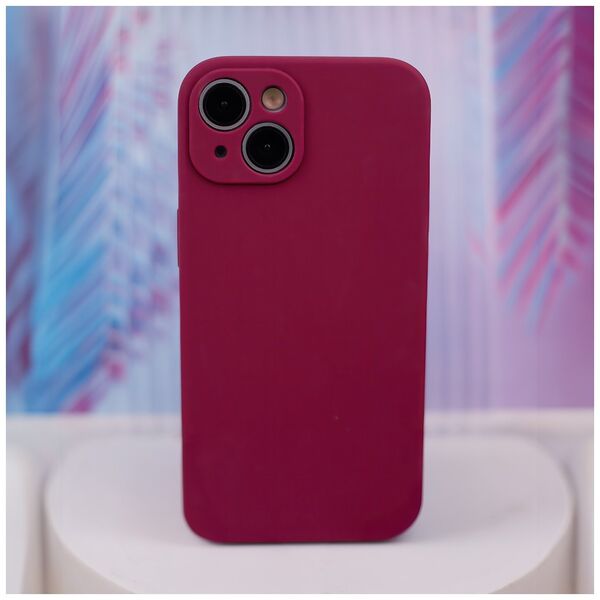 Mag Invisible case for iPhone 15 6,1&quot;  burgundy
