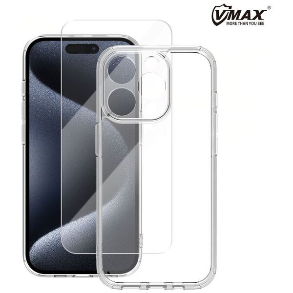 Vmax set case + glass 2,5D premium for Samsung Galaxy S23 FE 5G