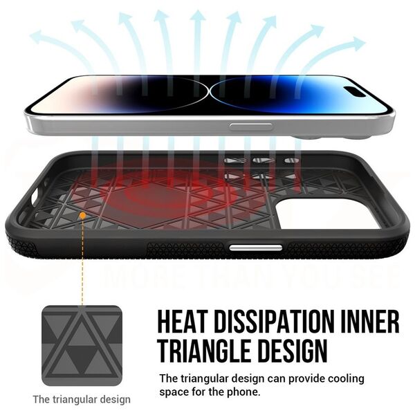 Vmax Triangle Case for iPhone 12 6,1&quot; black