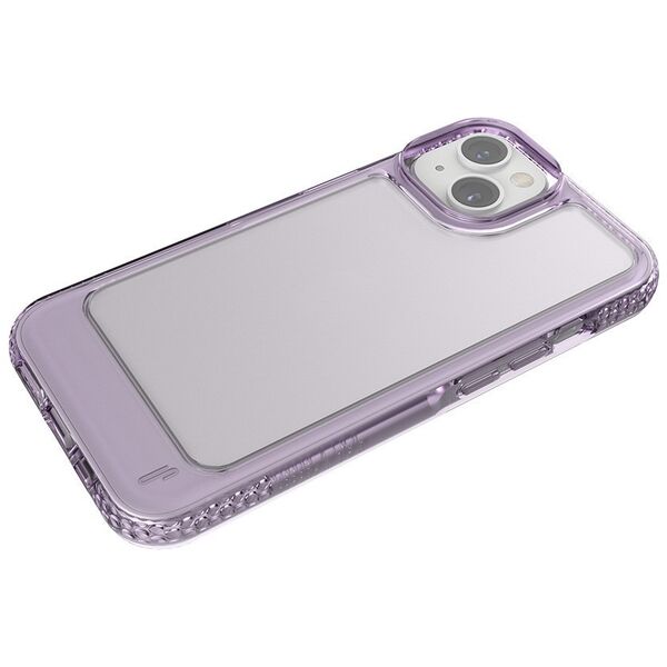 Ugly Rubber UMODEL case for iPhone 15 6,1&quot; clear purple