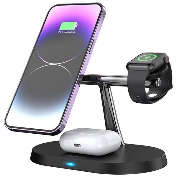 Maxlife MXWC-03 3in1 wireless charger 15W black