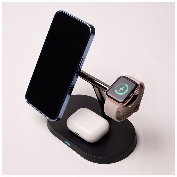 Maxlife MXWC-03 3in1 wireless charger 15W black