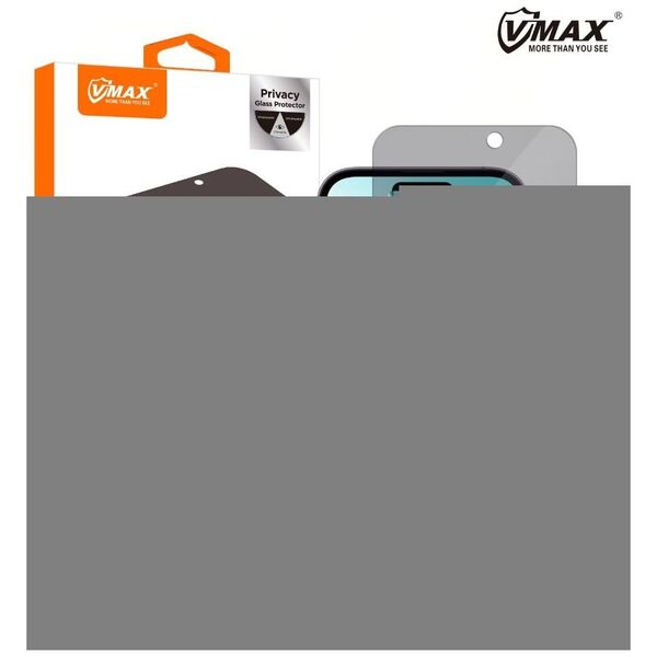 Vmax tempered glass 0.33mm 2,5D high clear privacy glass for Samsung Galaxy S23 Plus