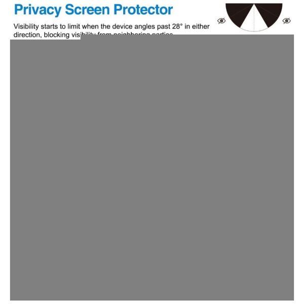 Vmax tempered glass 0.33mm 2,5D high clear privacy glass for iPhone 14 Plus 6,7&quot;