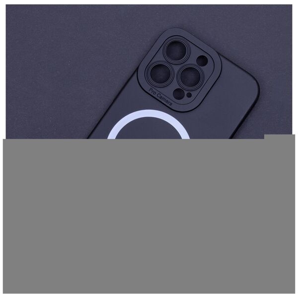 Silicon Mag case for iPhone 15 Plus 6,7&quot; black