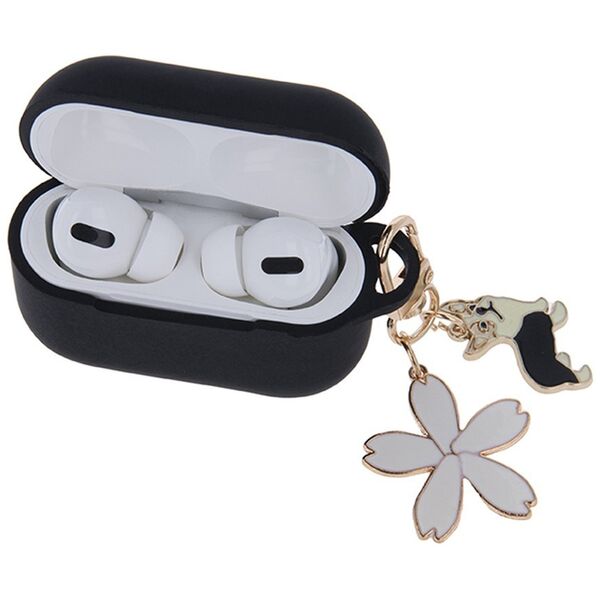 Case for Airpods 3 black with pendant