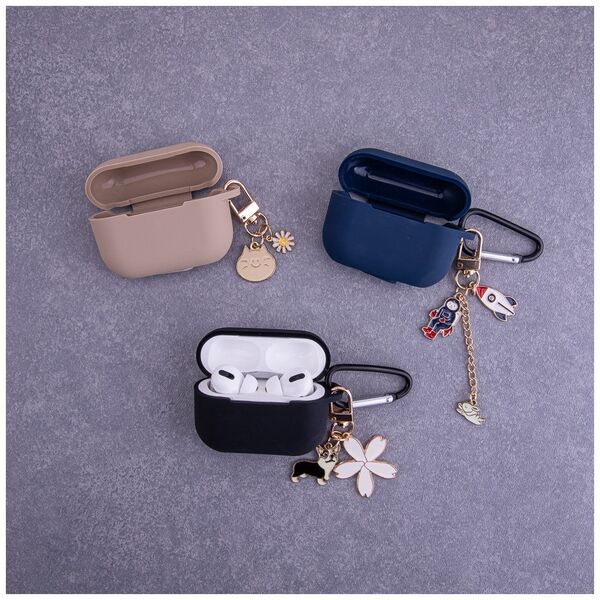 Case for Airpods 3 black with pendant