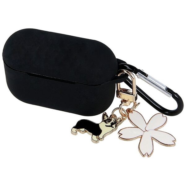 Case for Airpods 3 black with pendant