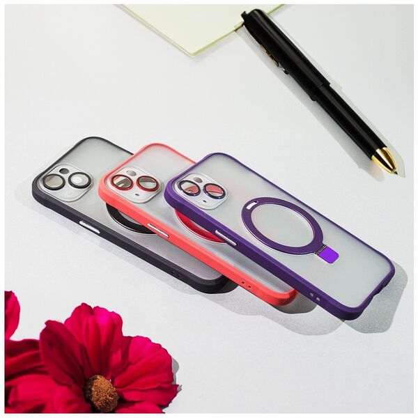Mag Ring case for iPhone 15 Pro Max 6,7&quot; purple
