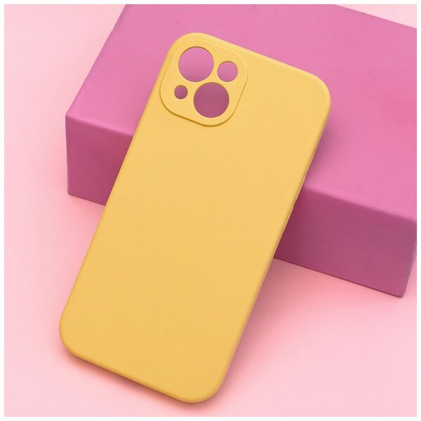 Mag Invisible case for iPhone 15 Pro 6,1&quot; pastel yellow
