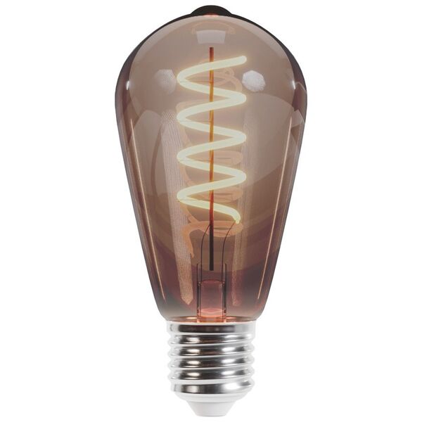 LED Bulb Filament E27 ST64 4W 230V 2000K 250lm SF smoked Forever Light