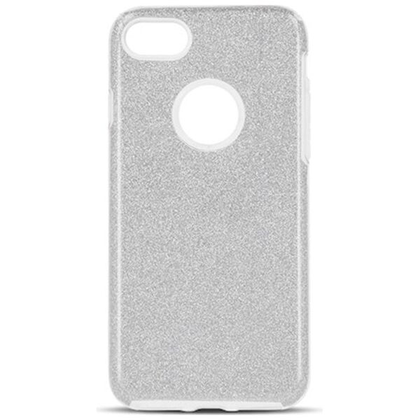 Glitter 3in1 case for Xiaomi Redmi Note 10 4G / 10S silver