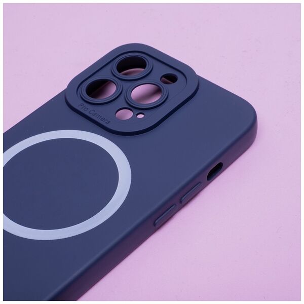 Silicon Mag case for iPhone 14 Pro 6,1&quot; dark blue