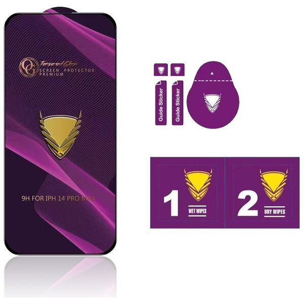 Tempered Glass OG Premium for Samsung Galaxy A51 / S20 FE / A52 black frame